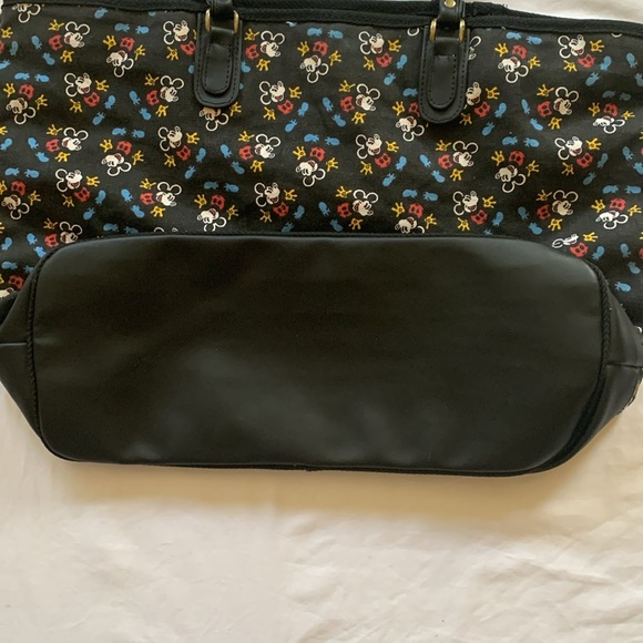 BNWOT Vintage Disney Mickey Mouse Tote / Shoulder Bag - Picture 4 of 9